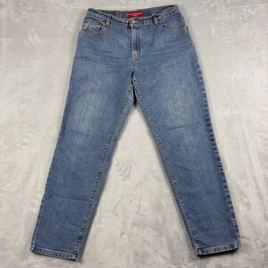 Y2K Levi's 550 Relaxed Stretch Fit Tapered Leg Women's Jeans Made in USA Size 14